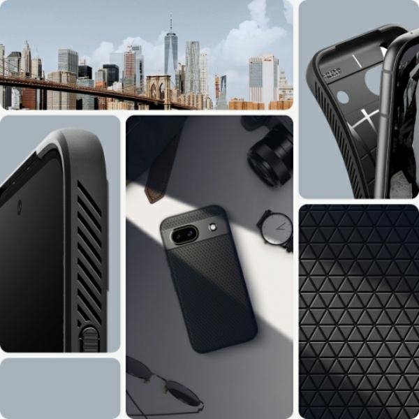 Spigen Liquid Air Google Pixel 8aczarny/matte black ACS07257