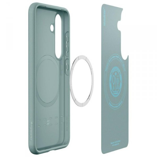 Etui Spigen Parallax Mag MagSafe do      Samsung Galaxy S25 zielony