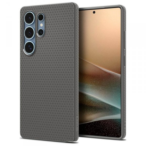 Etui Spigen Liquid Air do Samsung Galaxy S25 Ultra szary