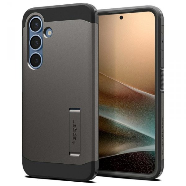 Etui Spigen Tough Armor MagSafe do       Samsung Galaxy S25 szary