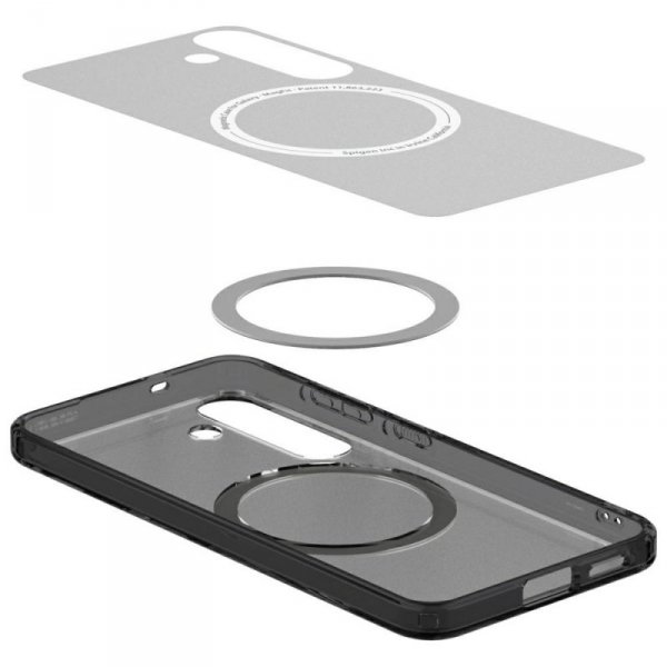 Etui Spigen Ultra Hybrid Mag MagSafe do  Samsung Galaxy S25 czarny/frost black
