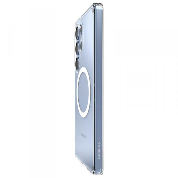 Etui Spigen Ultra Hybrid Mag MagSafe do  Samsung Galaxy S25 Ultra biały/clear white