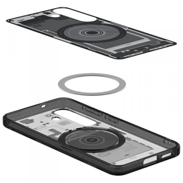 Etui Spigen Ultra Hybrid Mag MagSafe do  Samsung Galaxy S25 zero one czarny