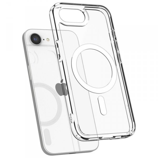 Etui Spigen Ultra Hybrid Mag MagSafe do  iPhone 16e biały