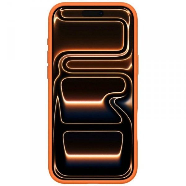 Etui Spigen Silicone Fit MAG MagSafe do  iPhone 17 Pro Max pomarańczowy