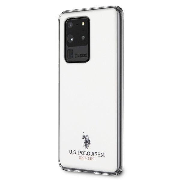 US Polo USHCS69TPUWH S20 Ultra G988biały/white Shiny