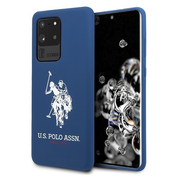 US Polo USHCS69SLHRNV S20 Ultra G988granatowy/navy Silicone Collection