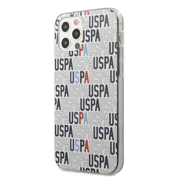 US Polo USHCP12MPCUSPA6 iPhone 12/12 Pro 6,1&quot; biały/white Logo Mania Collection