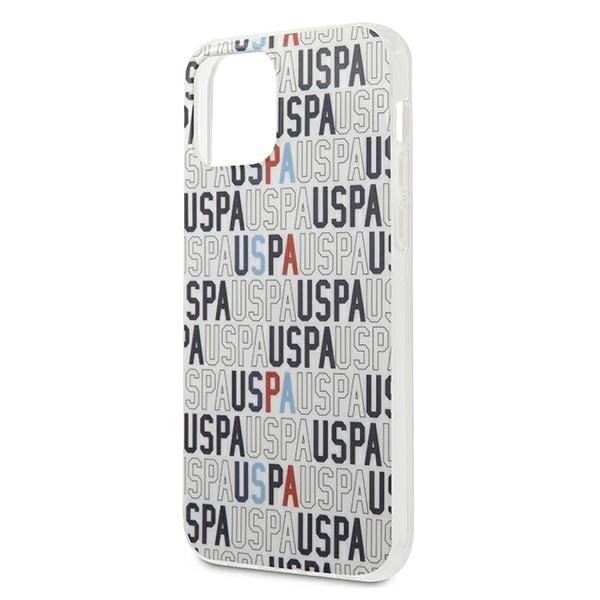 US Polo USHCP12LPCUSPA6 iPhone12 Pro Max 6,7&quot; biały/white Logo Mania Collection
