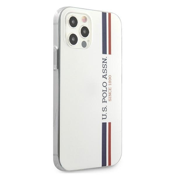 US Polo USHCP12MPCUSSWH iPhone12/12 Pro 6,1&quot; biały/white Tricolor Collection