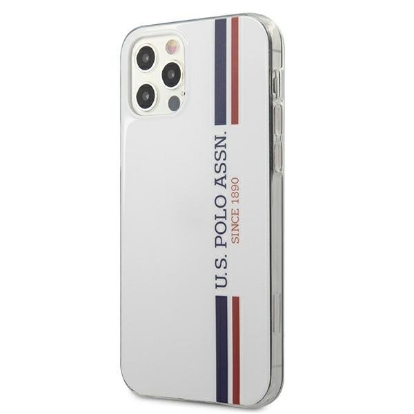 US Polo USHCP12LPCUSSWH iPhone12 Pro Max 6,7&quot; biały/white Tricolor Collection