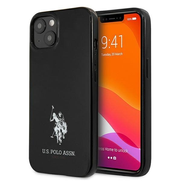 US Polo USHCP13SUMHK iPhone 13 mini 5,4&quot; czarny/black hardcase Horses Logo