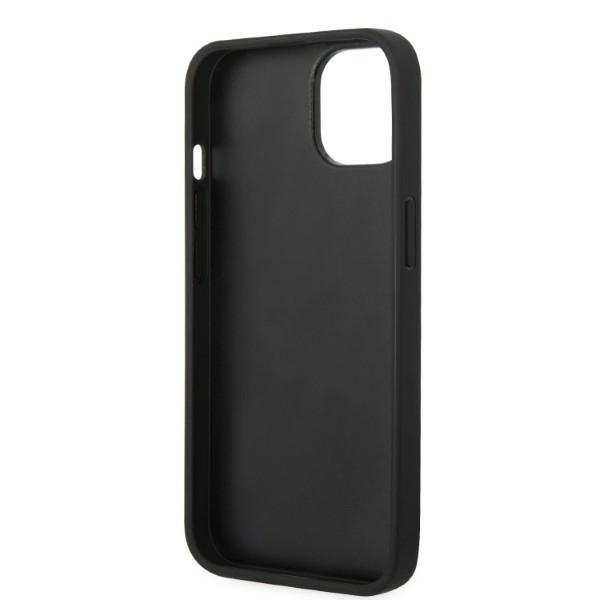 US Polo USHCP14SPFAV iPhone 14 / 15 / 13 6,1&quot; granatowy/navy blue Leather Stitch