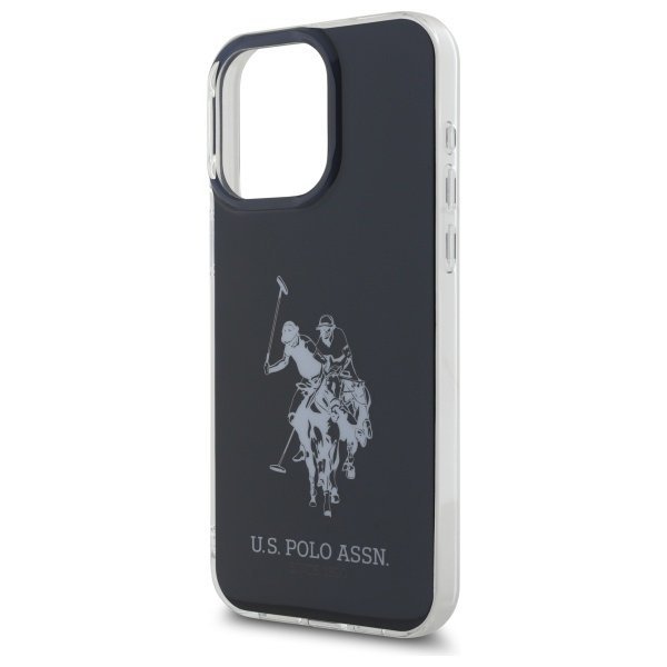 US Polo USHCP15XTPUHRBK iPhone 15 Pro    Max 6,7&quot; czarny/black Shiny Big Logo