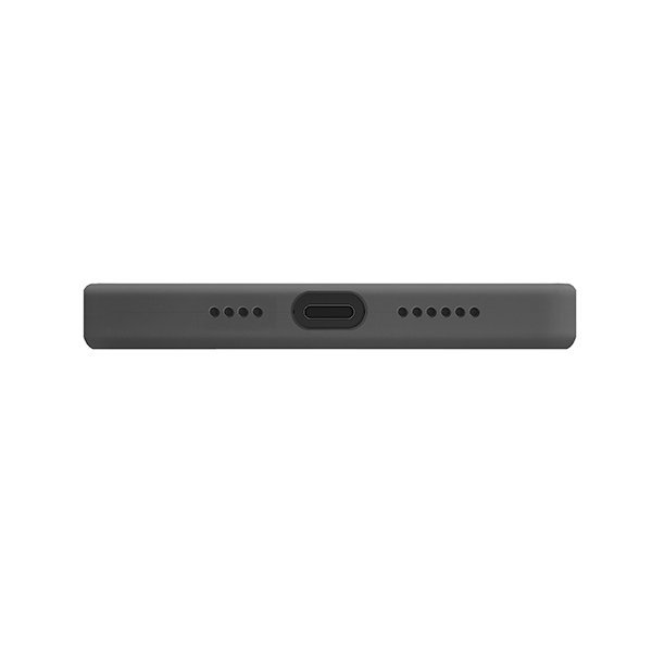 UNIQ etui Lino Hue iPhone 12 Pro Max6,7&quot; czarny/ink black Antimicrobial
