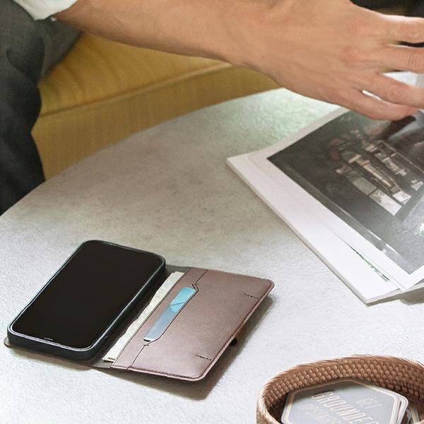 UNIQ etui book Journa iPhone 12 Pro Max6,7&quot; szary/dark grey