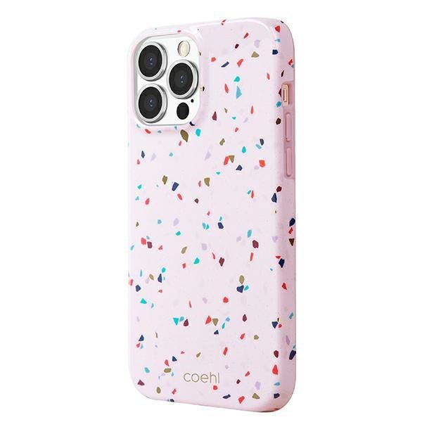 UNIQ etui Coehl Terrazzo iPhone 13 Pro /13 6,1&quot; różowy/blush pink