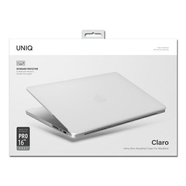 UNIQ etui Claro MacBook Pro 16&quot; (2021/2023) przezroczysty/dove matte clear