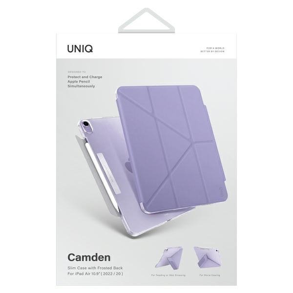 UNIQ etui Camden iPad Air 10.9&quot;          (2022/2020) lawendowy/lavender Antimicrobial