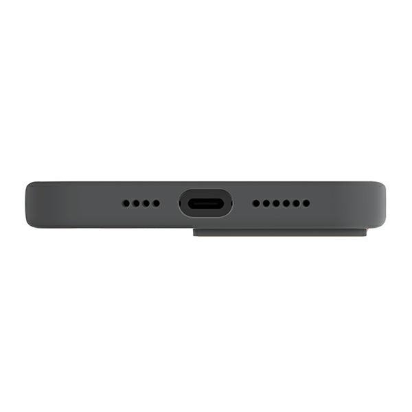 UNIQ etui Lino Hue iPhone 14 / 15 / 136,1&quot; Magclick Charging szary/charcoal grey