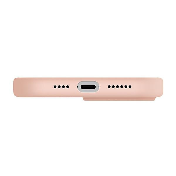 UNIQ etui Lino iPhone 14 Plus / 15 Plus 6.7&quot; różowy/blush pink