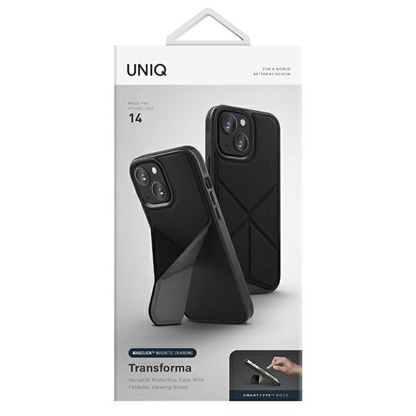 UNIQ etui Transforma iPhone 14 / 15 / 136,1&quot; Magclick Charging czarny/ebony black