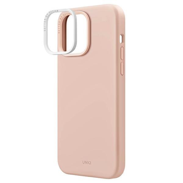 UNIQ etui Lino Hue iPhone 14 Pro 6,1&quot;Magclick Charging rózowy/blush pink