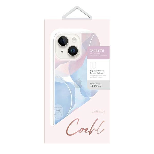 UNIQ etui Coehl Palette iPhone 14 Plus/ 15 Plus 6.7&quot; niebieski/dusk blue
