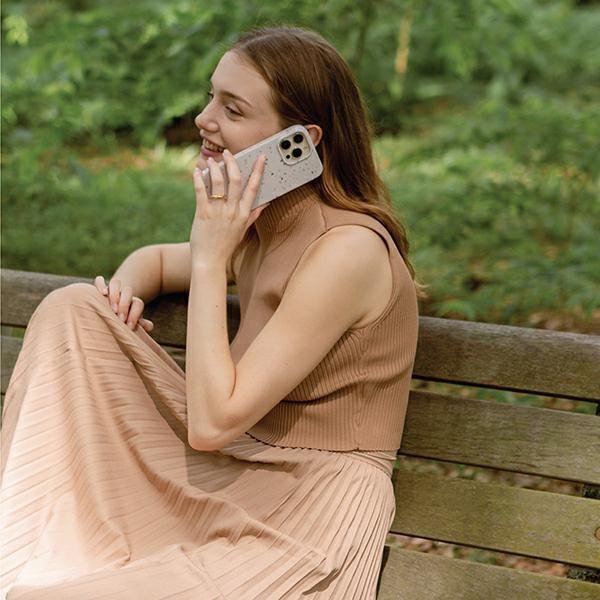 UNIQ etui Coehl Terrazzo iPhone 14 Pro6,1&quot; piaskowy/sandstone