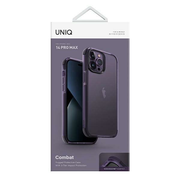 UNIQ etui Combat iPhone 14 Pro Max 6,7&quot; purpurowy/fig purple