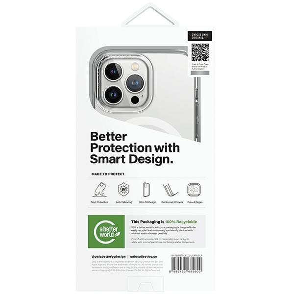 UNIQ etui LifePro Xtreme iPhone 15 ProMax 6.7&quot; Magclick Charging przezroczysty/tinsel lucent