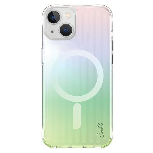 UNIQ etui Coehl Linear iPhone 15 / 14 / 13 6.1&quot; Magnetic Charging opal/iridescent