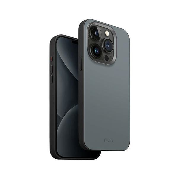UNIQ etui Lyden DS iPhone 15 Pro Max6.7&quot; Magclick Charging niebiesko-czarny/washed blue-black