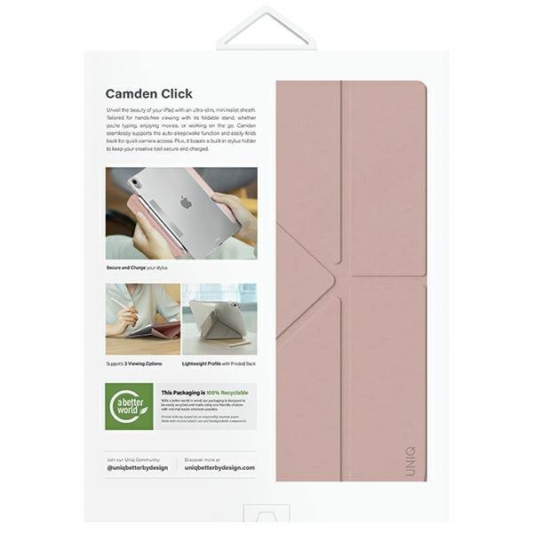 UNIQ etui Camden Click iPad Air 13&quot;      (2024/2025) różowy/blush pink