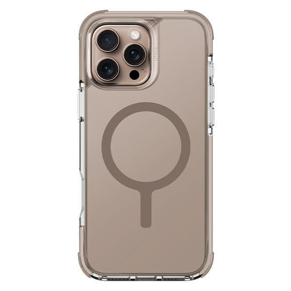 UNIQ etui Combat iPhone 16 Pro 6.3&quot; Magclick Charging złoty/taupe gold