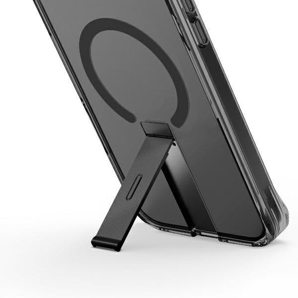 UNIQ etui Eleva with Vertica Stand iPhone 16 Pro 6.3&quot; czarny/carbon black