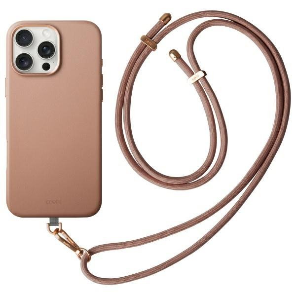 UNIQ etui Coehl Muse iPhone 16 Pro Max 6.9&quot; Magnetic Charging dusty nude