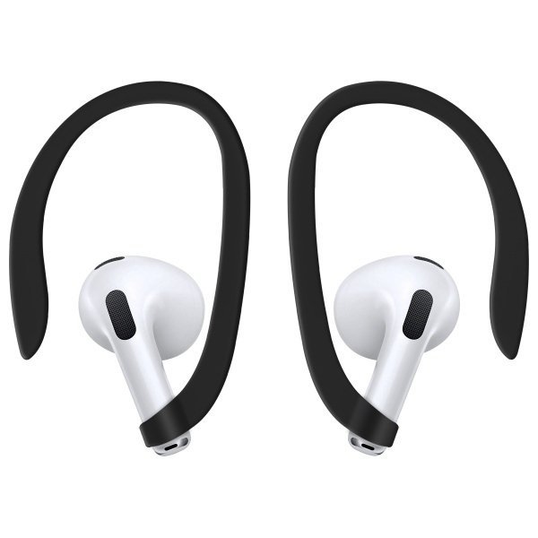 UNIQ etui Nexo AirPods 4 + Ear Hooks     Silicone czarny/black