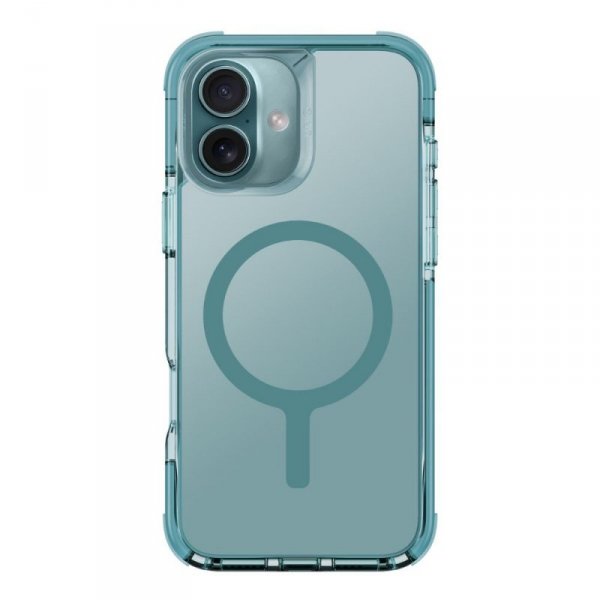 UNIQ etui Combat iPhone 16 Plus 6.7&quot;     Magclick Charging zielony/teal green