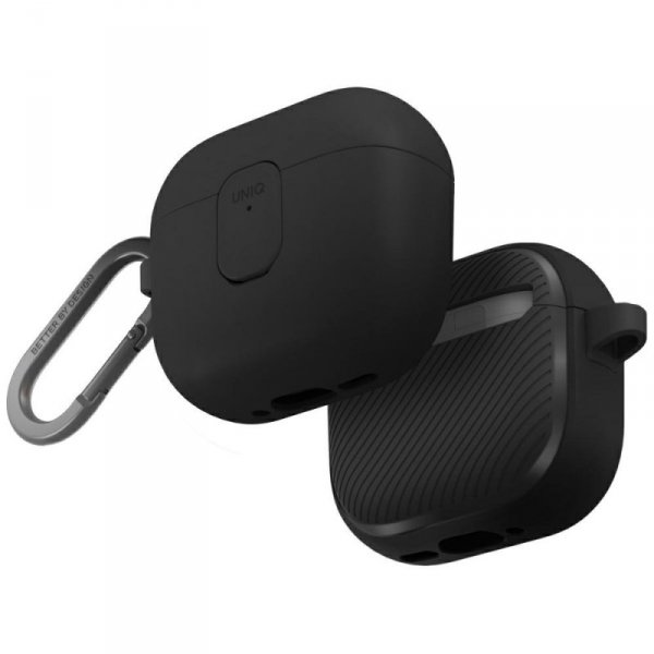 Etui UNIQ Clyde do AirPods 4 Lock Case   czarny