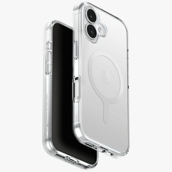 Etui UNIQ Clario do iPhone 17 Magclick   Charging przezroczysty