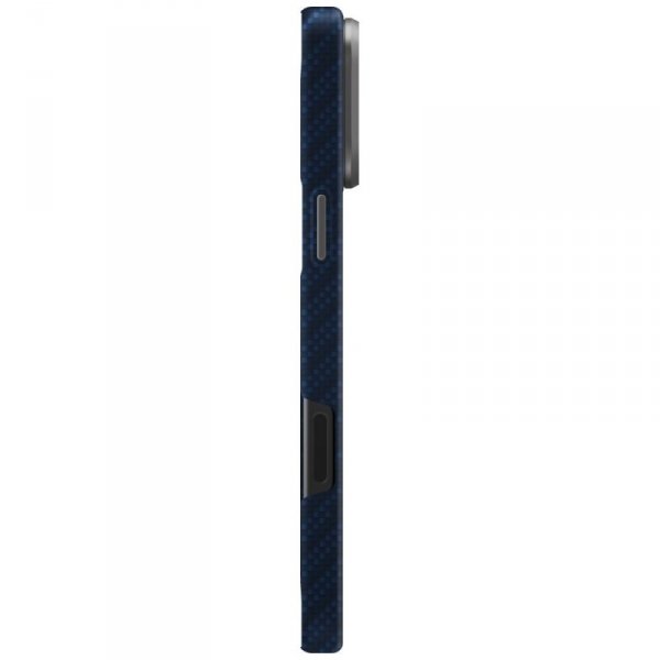 Etui UNIQ Keva EDGE do iPhone 17 Pro Max Magclick Charging niebieski