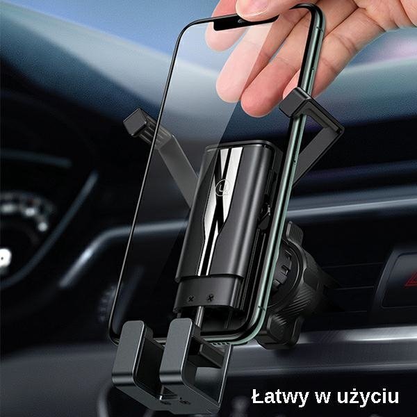 USAMS Uchwyt do kratki went. Gravityczarny/black ZJ058ZJ01 (US-ZJ058)