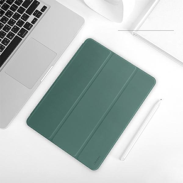 USAMS Etui Winto iPad Air 10.9&quot; 2020 ciemny zielony/dark green IP109YT04 (US-BH654) Smart Cover