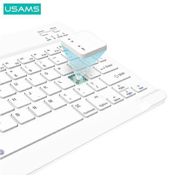USAMS Etui Winro z klawiaturą iPad Pro 11&quot; zielone etui-biała klawiatura/green cover-white keyboard IP011YRXX02 (US-BH645)