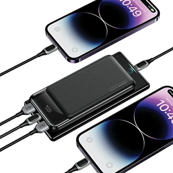 USAMS Powerbank 10000mAh 10W 1C+2Aczarny/black XY Series 10KCD19801 (US-CD198)