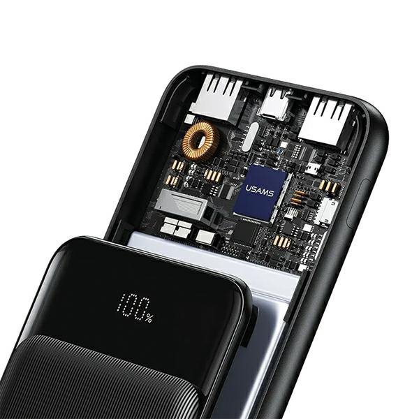 USAMS Powerbank 10000mAh 10W 1C+2Aczarny/black XY Series 10KCD19801 (US-CD198)