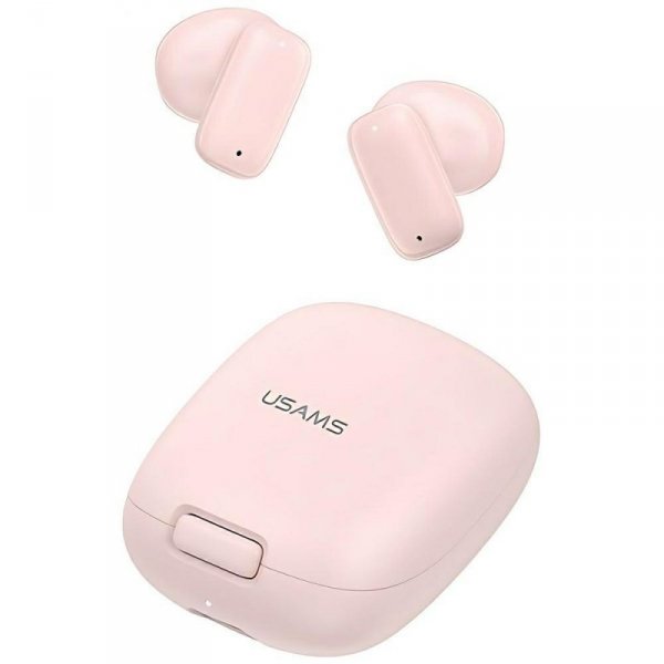 USAMS Słuchawki Bluetooth 5.3 TWSID Series bezprzewodowe różowy/pink BHUID04 (ID25)
