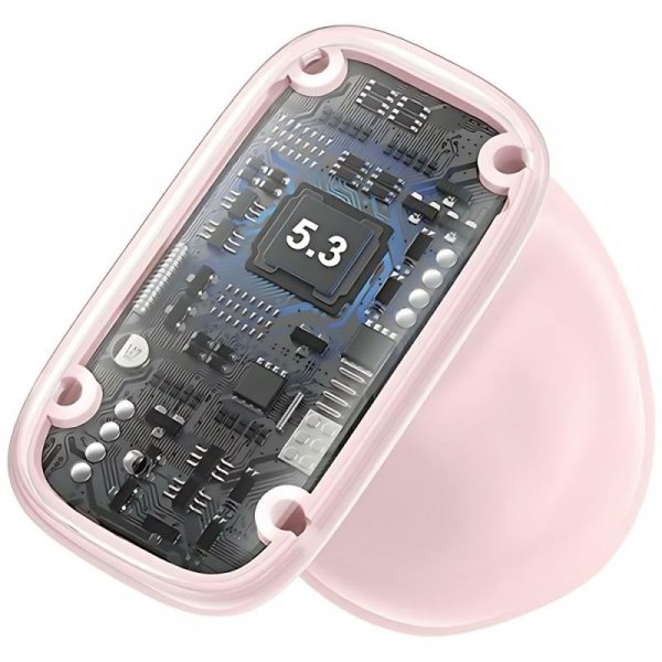 USAMS Słuchawki Bluetooth 5.3 TWSTD Series bezprzewodowe różowy/pink BHUTD03 (TD22)