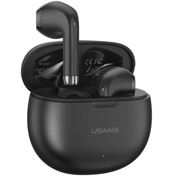 USAMS Słuchawki Bluetooth 5.3 TWSRhymbo Series bezprzewodowe niebieski/blue BHUYO03 (US-YO17)